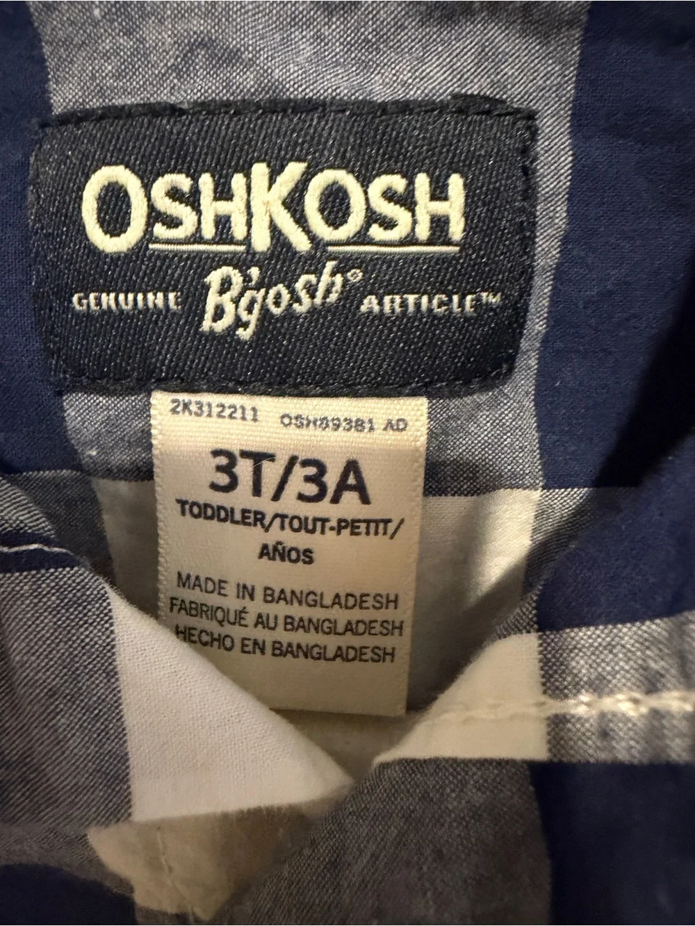OshKosh Cat & Jack Toddler Boys Button Down Shirt Bundle 3T